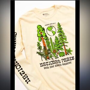 Parks Project Cream Long Sleeve Crop Top